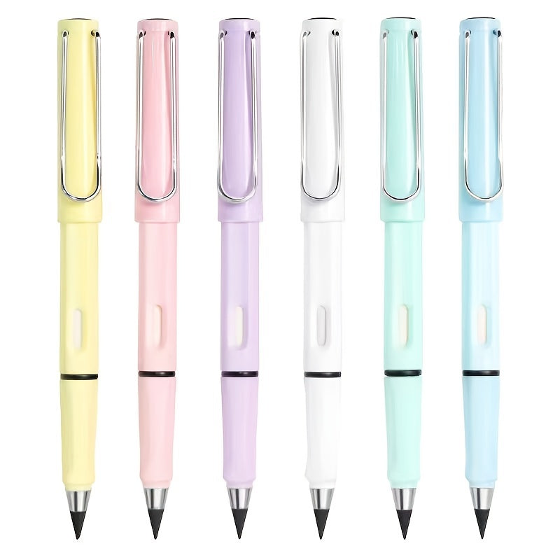 Macaron Pencil Set with 6 Non-Sharpening Pencils