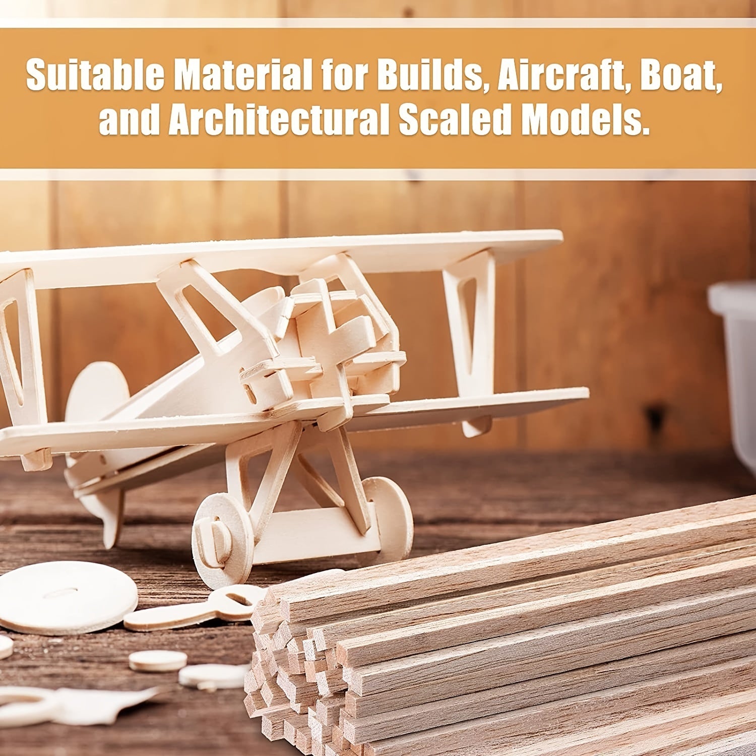 30pcs Balsa Wood Sticks 12 Inch Craft Square Wooden Dowel 1 4 Inch Thin Wood Str