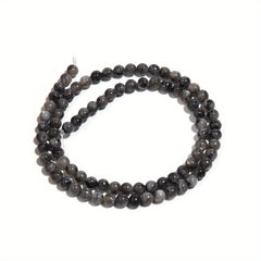 Natural Flash Stone Beads Jewelry Making 4-12mm