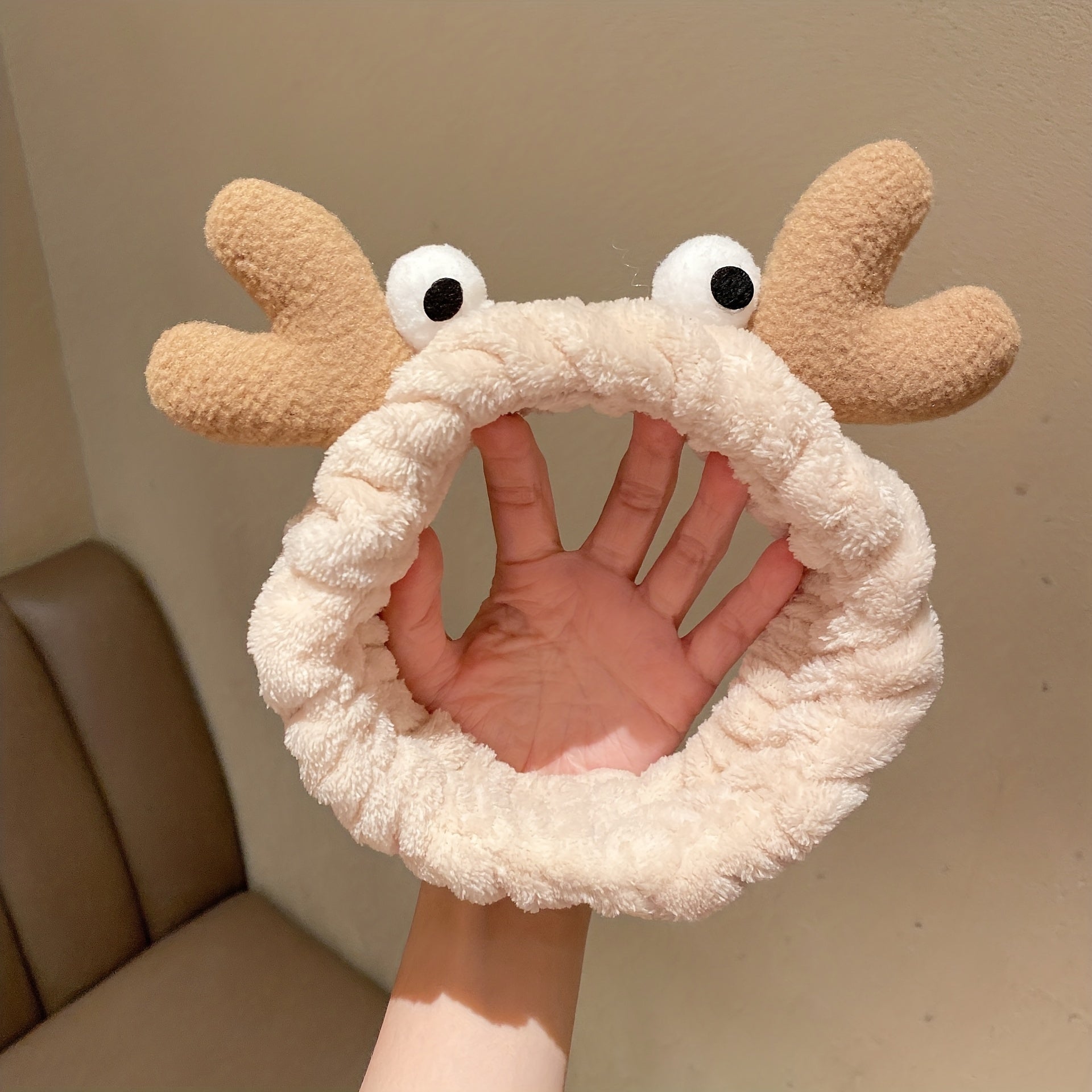 Crab Headband Funny Hair Accessories for Spa Makeup Skincare