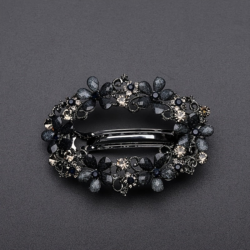 Vintage Hollowed Flower Rhinestone Hairpin Hairclip Hair Accessories