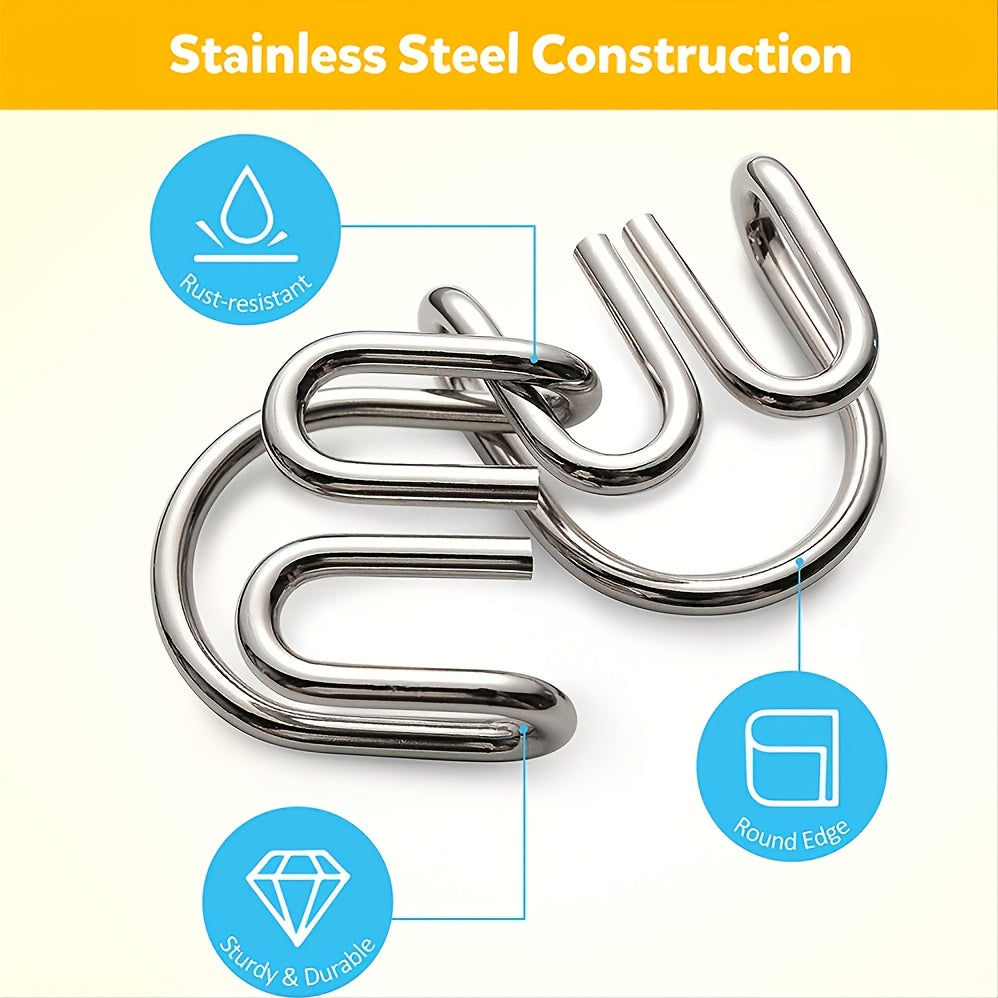 Metal Puzzle Toys Brain Teaser Unlock Intelligence Buckle Decompression Toys