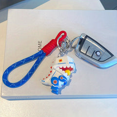 Funny Dinosaur Cartoon Key Chain for Men