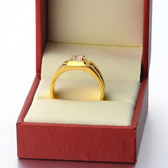 Men's Classic Ring in Silver and Black