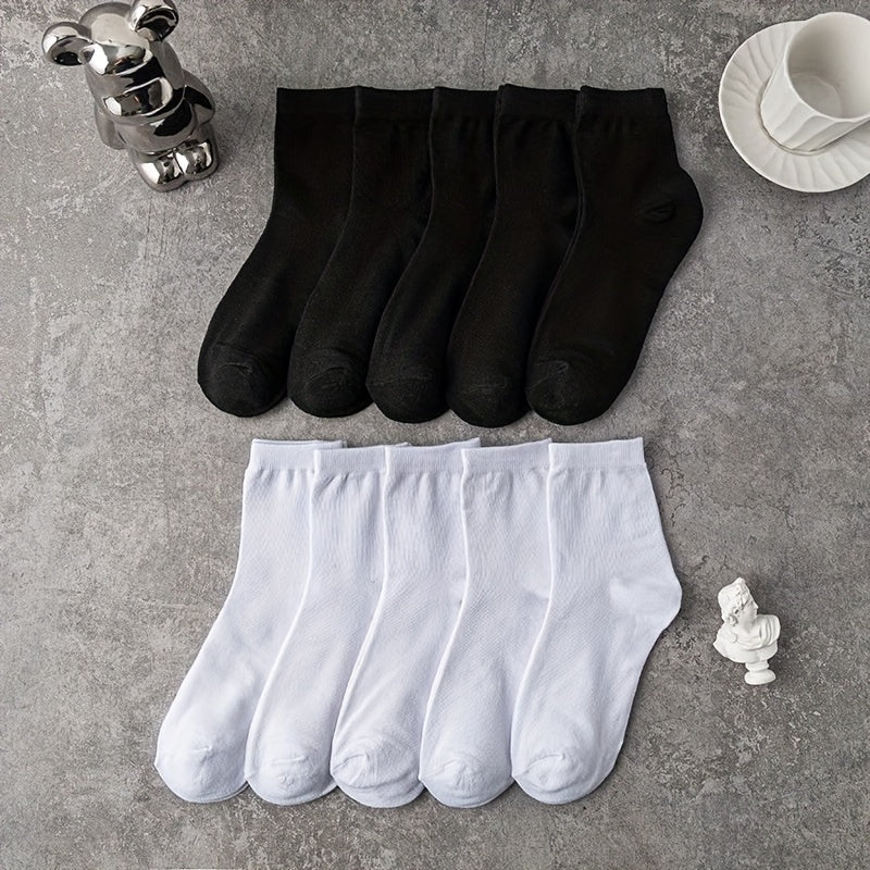 10 Pairs Soft & Comfy All match Women's Socks