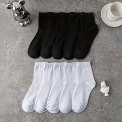 10 Pairs Soft & Comfy All match Women's Socks