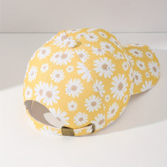 Men's Flower Sun Hat Baseball Cap for Running Outdoor Activities