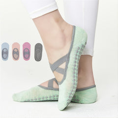 Yoga Grip Bottom Socks Breathable Toe Split Pilates Socks Non Slip Cushion