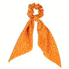 Boho Polka Dot Pattern Scarf Scrunchies Hair Tie Hair Rope Hair Scarves