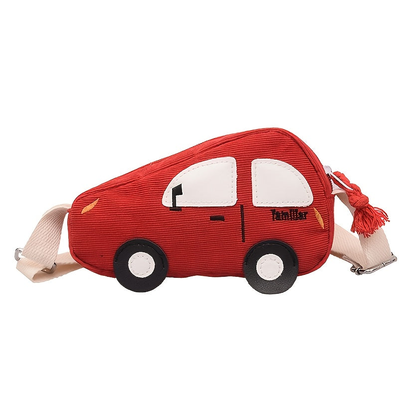 Cartoon Car Coin Purse Messenger Bag for Kids