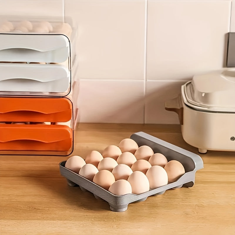 Refrigerator Egg Storage Box Double Layer Holder