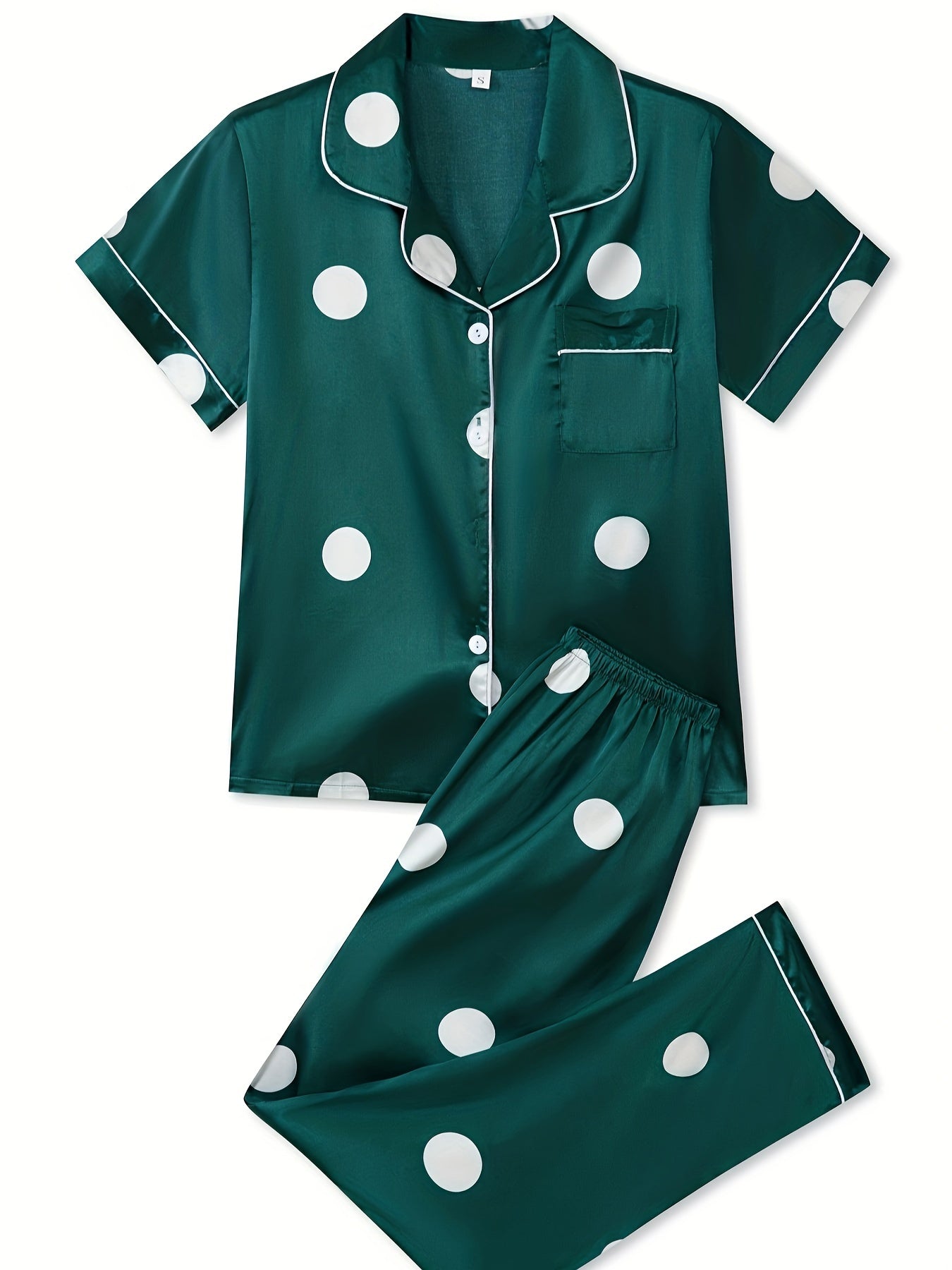 Floral Print Lounge Set Short Sleeve Top & Pants Women's Loungewear