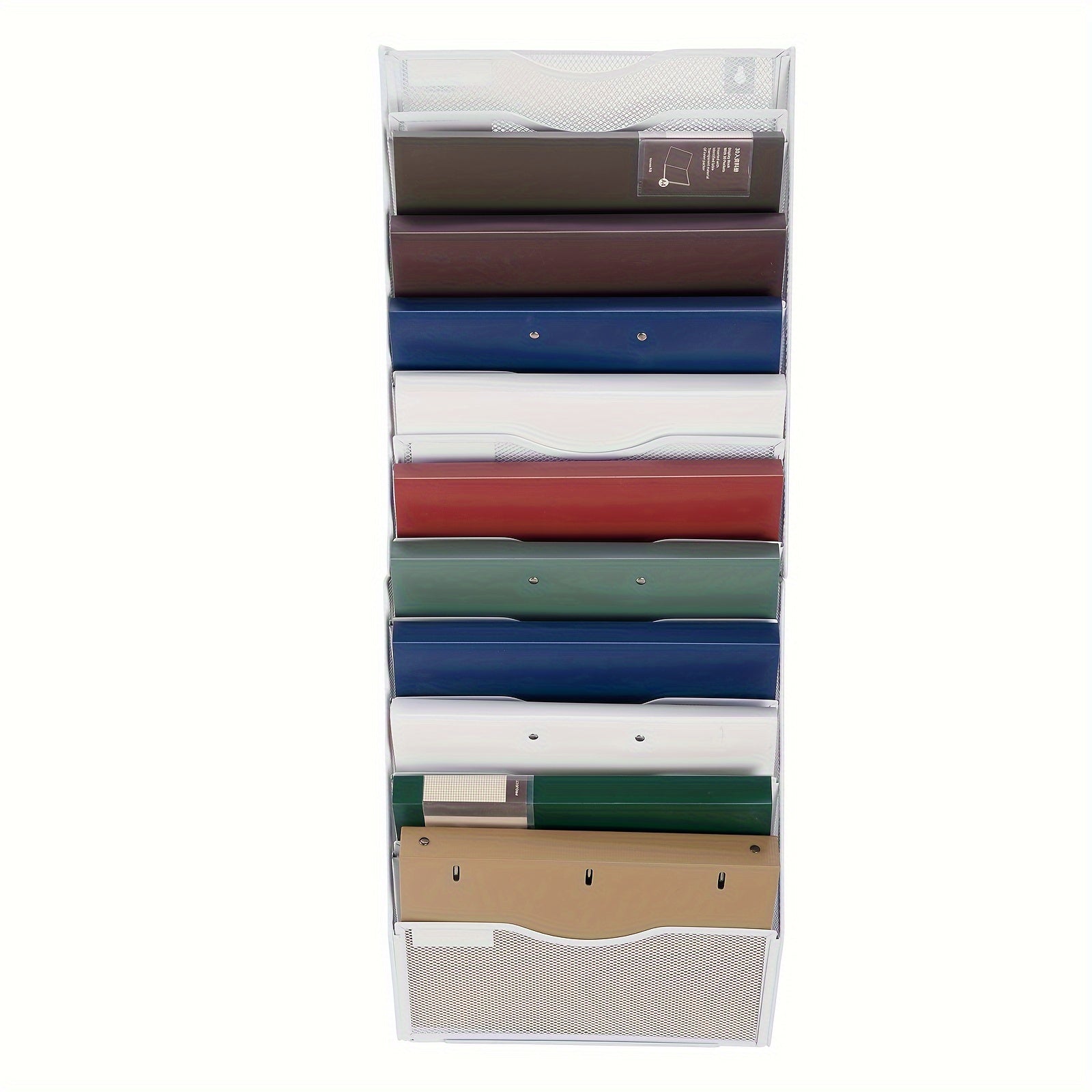 Mesh Office File Organizer 12 Pocket Vertical Hanging File Storage