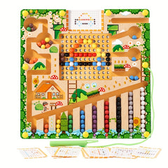 Wooden Maze Game Educational Toy for Kids