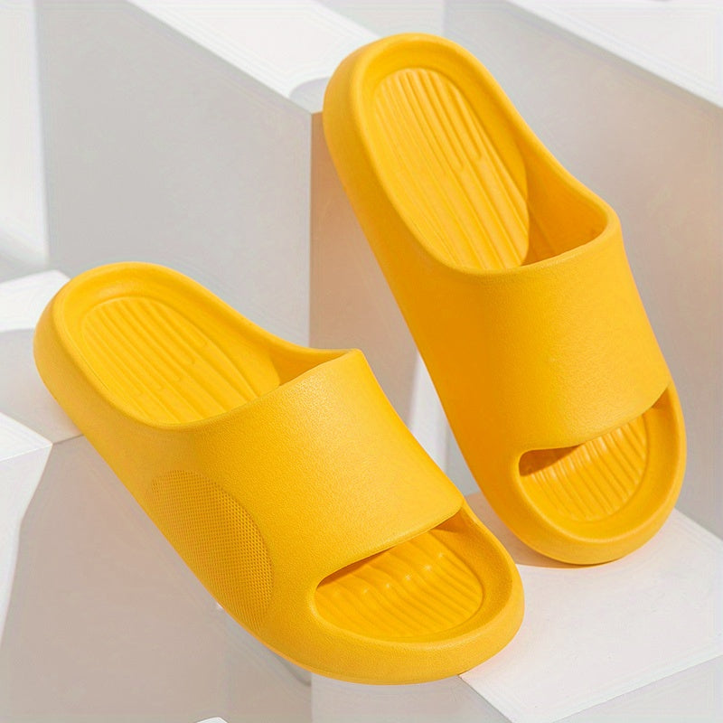 Women's Soft Sole Pillow Slides - Indoor House Shower Shoes