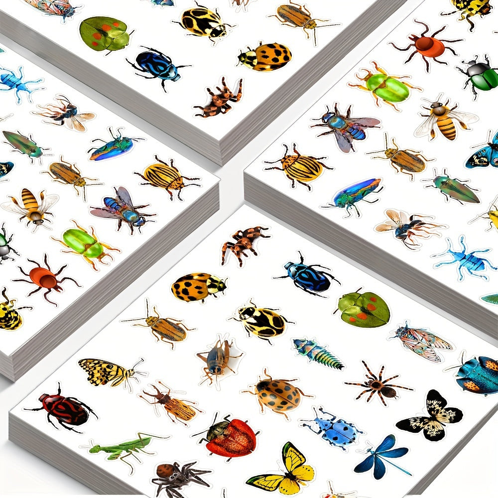 50pcs Insect Spider Cartoon Stickers for DIY Water Cup Computer Phone Skateboard