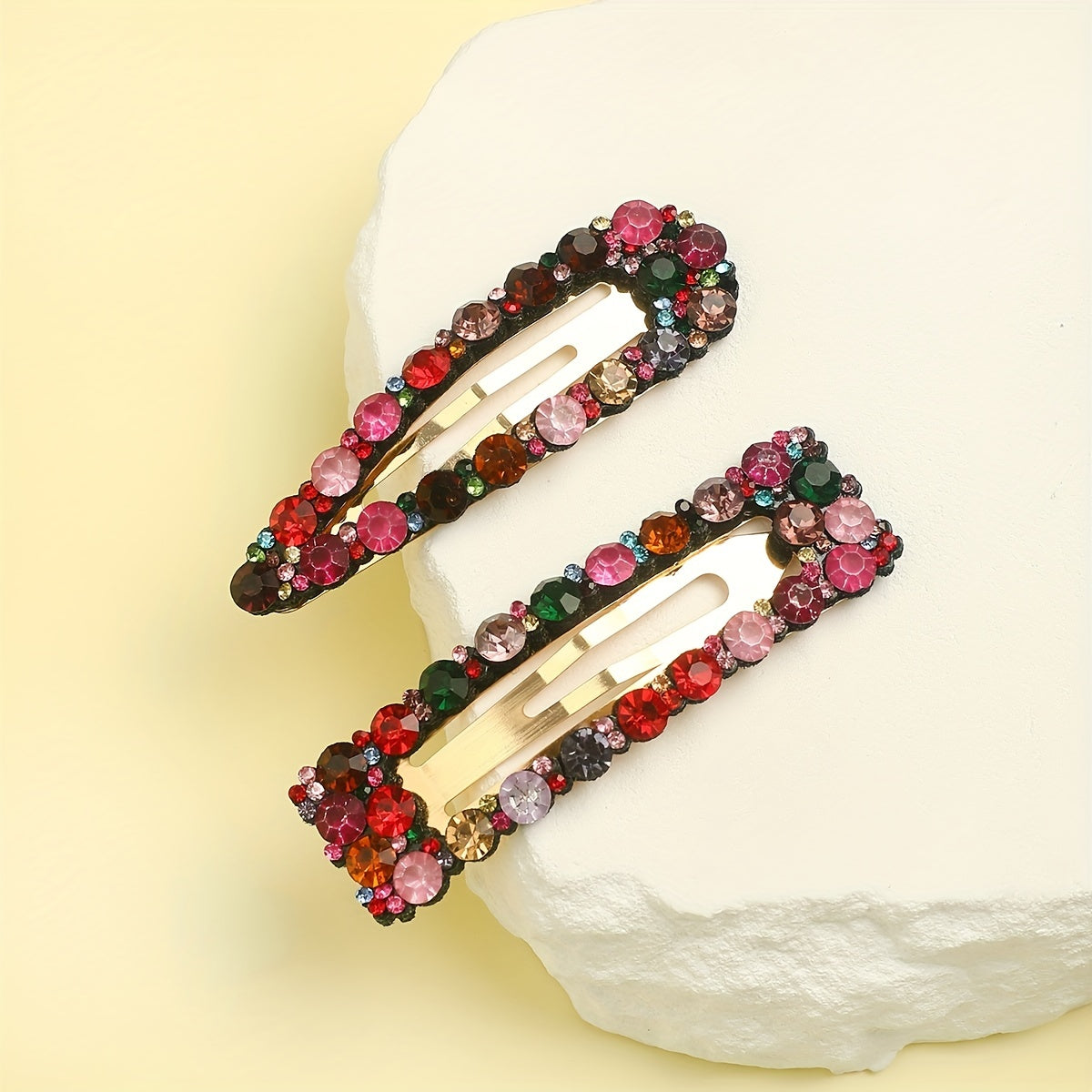 Colorful Rhinestone Hair Clip Metal Hair Clip For Women Girls Hair Clip