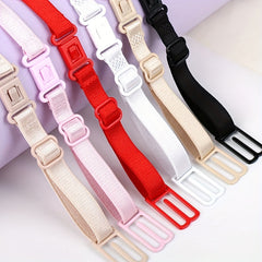 Invisible Bra Strap Clips Adjustable Elastic Shoulder Belt Non slip Straps