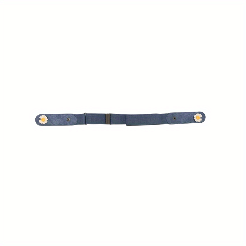 No Buckle Stretch Women's Belt Leather Belt Traceless Stretch Elastic