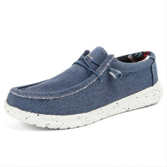 Men's Lightweight Canvas Loafer Shoes Casual Slip On Sneakers