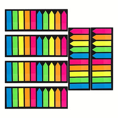 200 Pages Sticky Notes Film Text Strips Marker Labels Bookmark