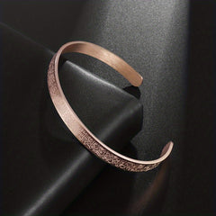 Adjustable Stainless Steel Muslim Bangle for Men