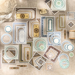 30pcs Baroque Window Border DIY Book Decoration Material Paper