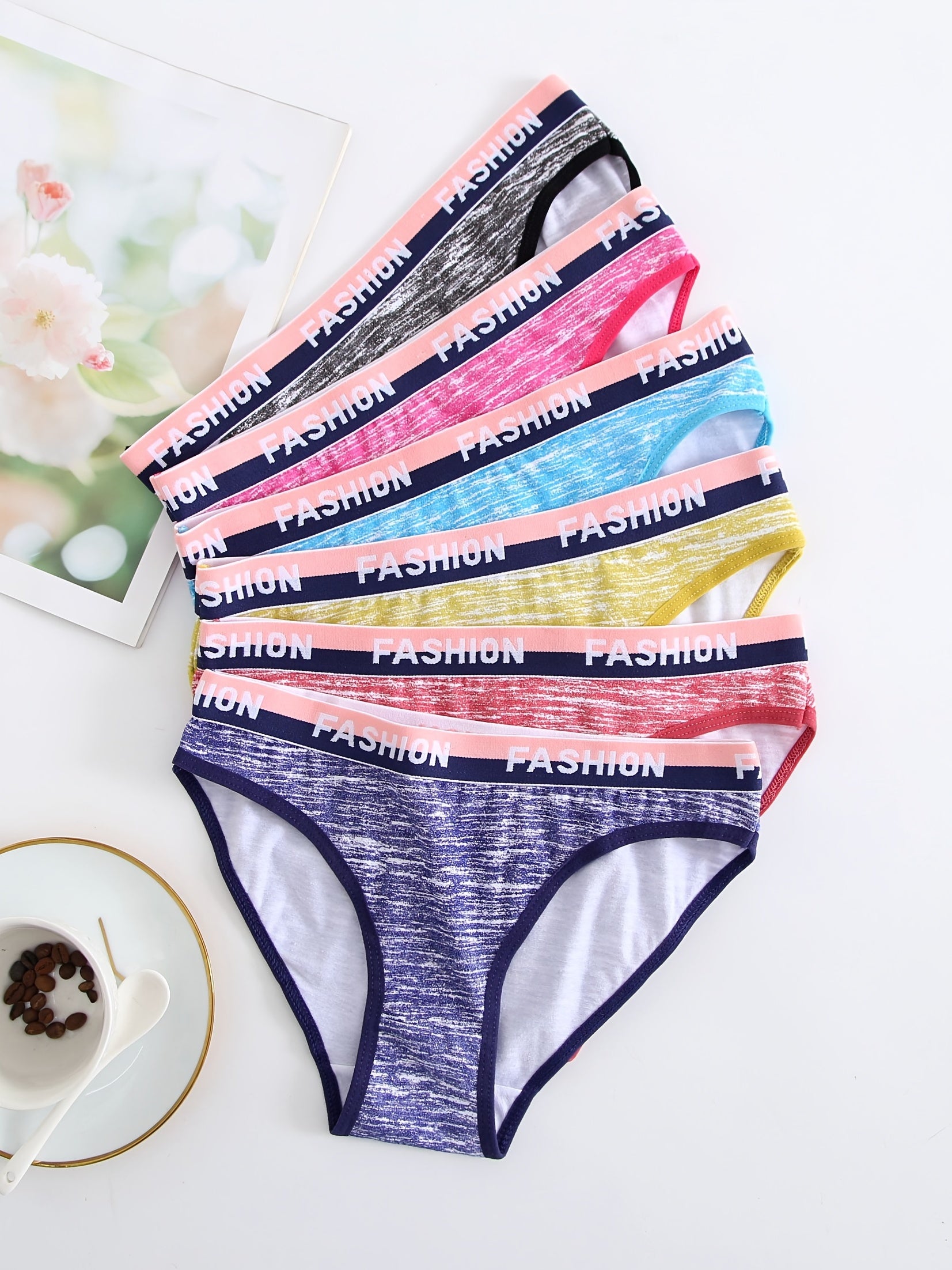 6pcs Cotton Sports Briefs Pack Women's Panties & Lingerie