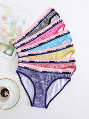 6pcs Cotton Sports Briefs Pack Women's Panties & Lingerie