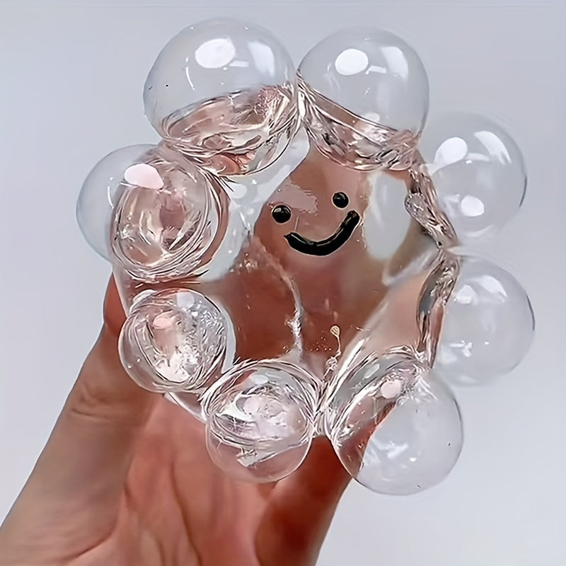 Transparent Squeeze Ball Novelty Toy for Kids 3+