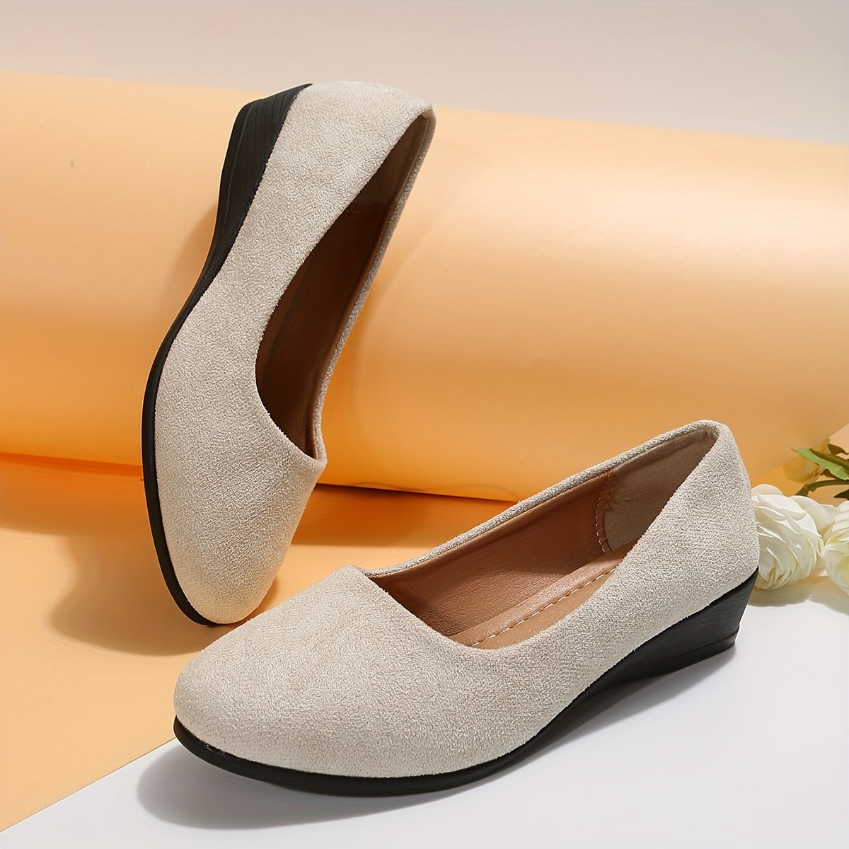 Women's Comfortable Closed Toe Slip On Casual Shoes