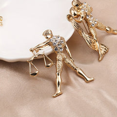 Animal Alloy Rhinestone Corsage Pin Brooch For Men