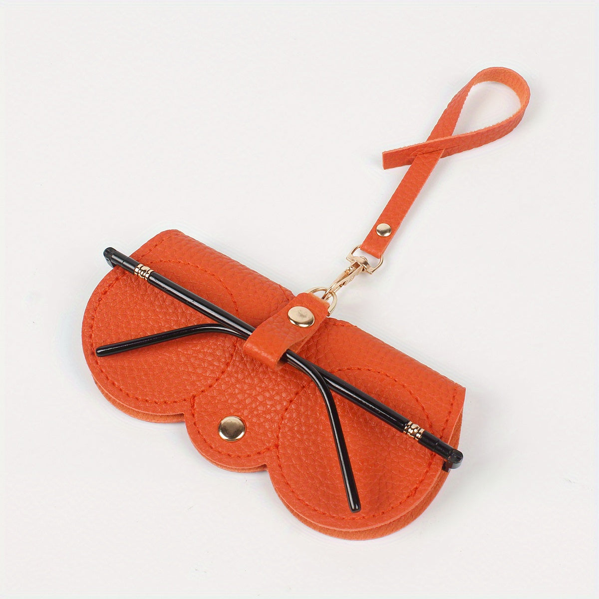 Litchi Embossed Glasses Cover Sunglasses Storage Bag