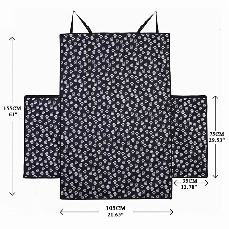 Cat Paws Print Car Trunk Mat Dogs Waterproof Anti Slip Wear Resistant