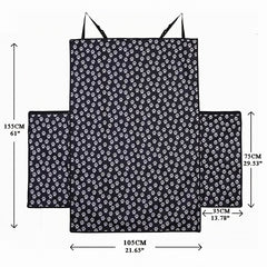 Cat Paws Print Car Trunk Mat Dogs Waterproof Anti Slip Wear Resistant