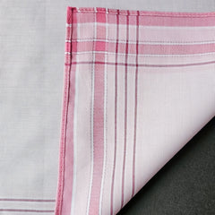 3pcs Striped Printed Satin Pocket Square Towel