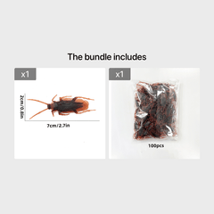 Halloween Cockroach Toy Simulation Cockroach Model Tricky Small Toy