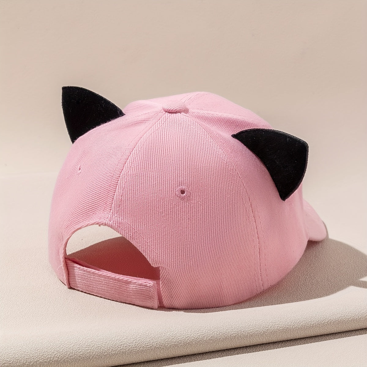 Kids Sunshade Baseball Cap with Cat Ears for Outdoor Sport