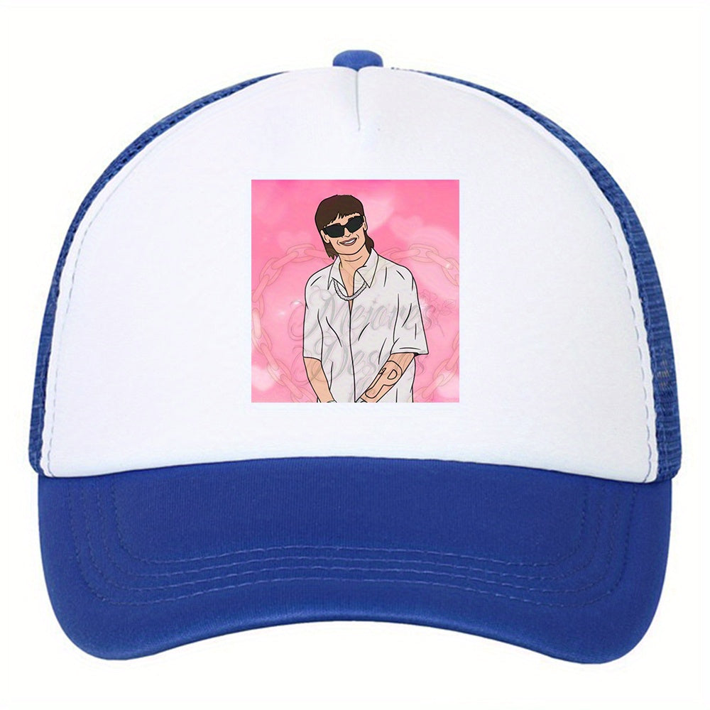 Men's Hip Hop Baseball Cap Sunscreen Mesh Trucker Hat