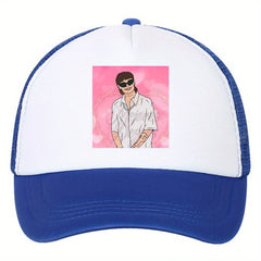 Men's Hip Hop Baseball Cap Sunscreen Mesh Trucker Hat