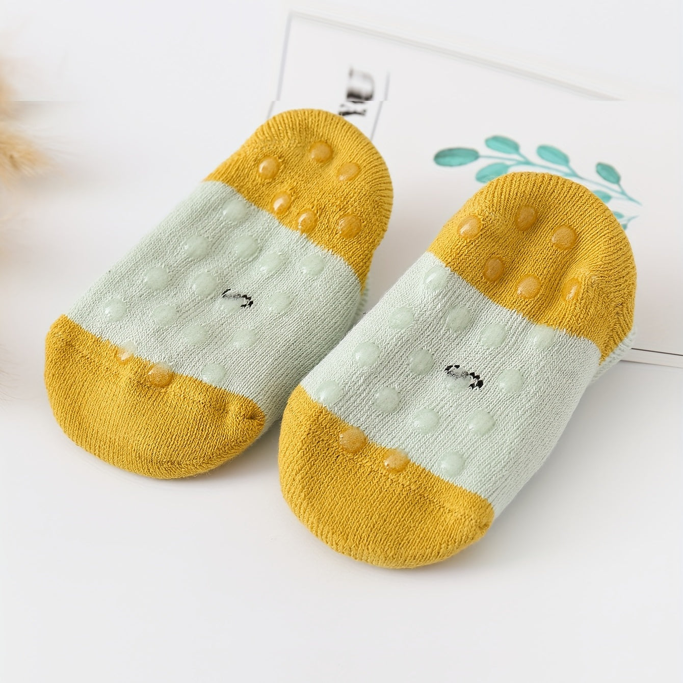 6 Pairs Baby Animal Floor Socks for Boys and Girls