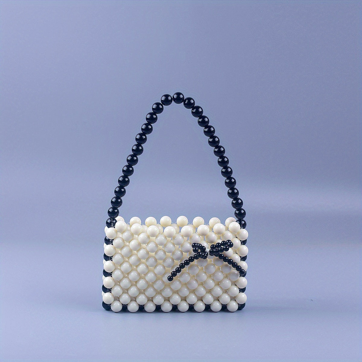 Beaded Acrylic Handbag Satchel Purse