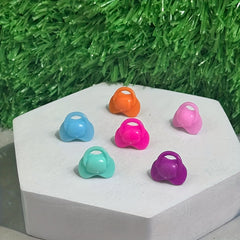 Mini Plastic Pacifier Dollhouse Accessory Random Pink Green Yellow Red
