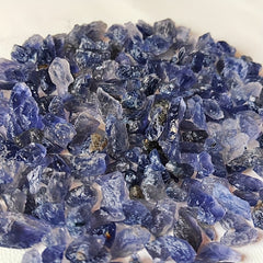 Natural Crystal Quartz Cordierite Chips Raw Energy Crystals