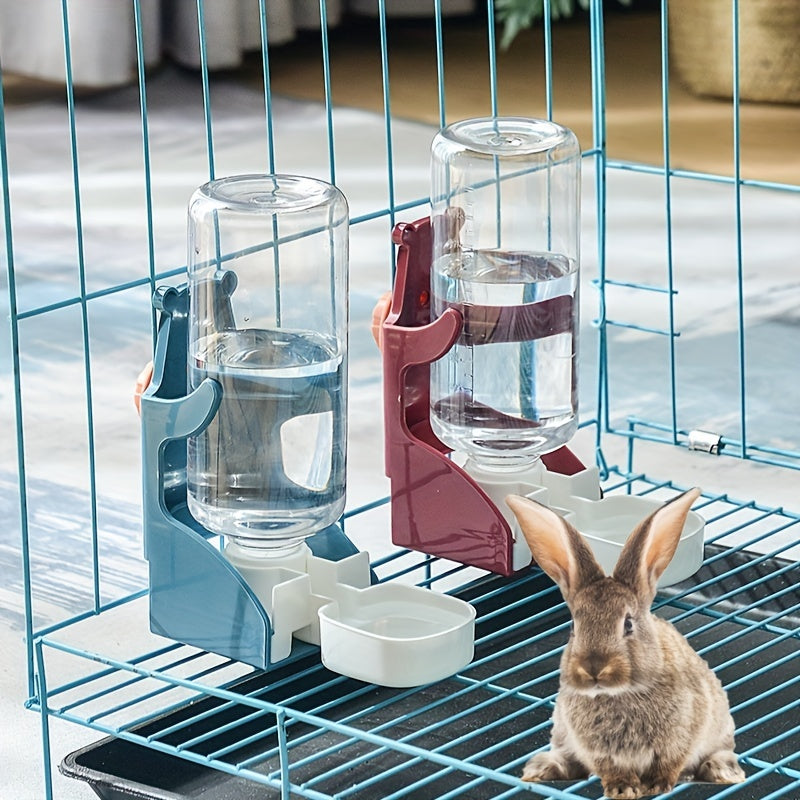 Pet Automatic Water Dispenser Rabbit Water Bowl Hanging Bunny Water Dispenser