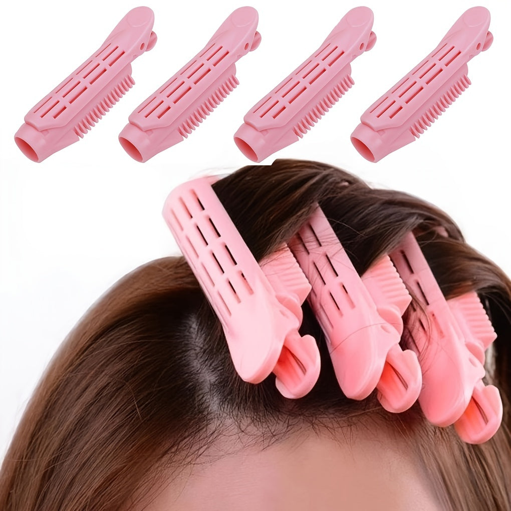 4pcs Natural Fluffy Hair Clip Curly Hair Root Clip Bangs Hair Accessories