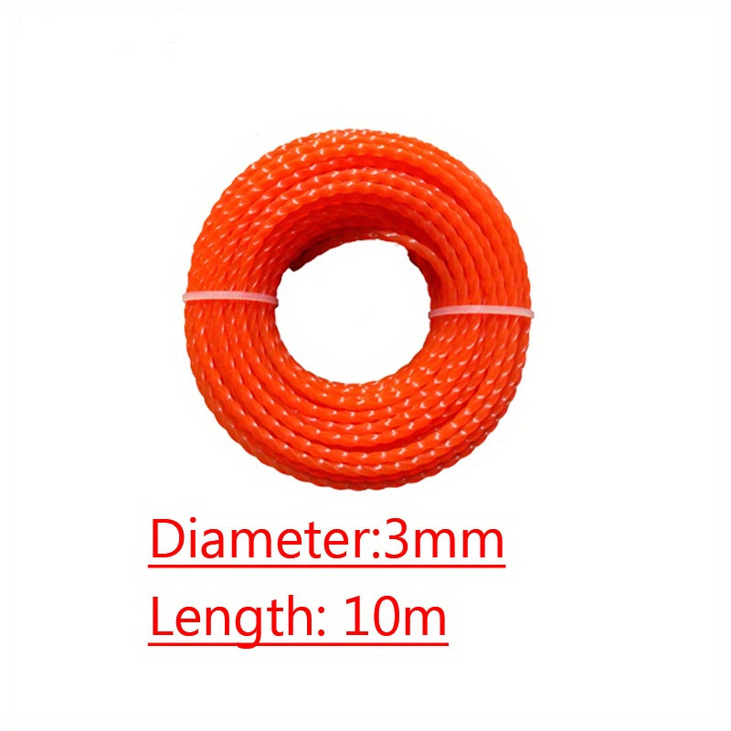 Nylon Lawn Mower Line 2.7-3.0mm 10m