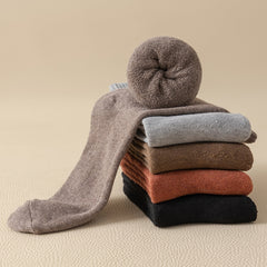 5 Pairs Winter Thermal Snow Crew Socks Women's Stockings & Hosiery