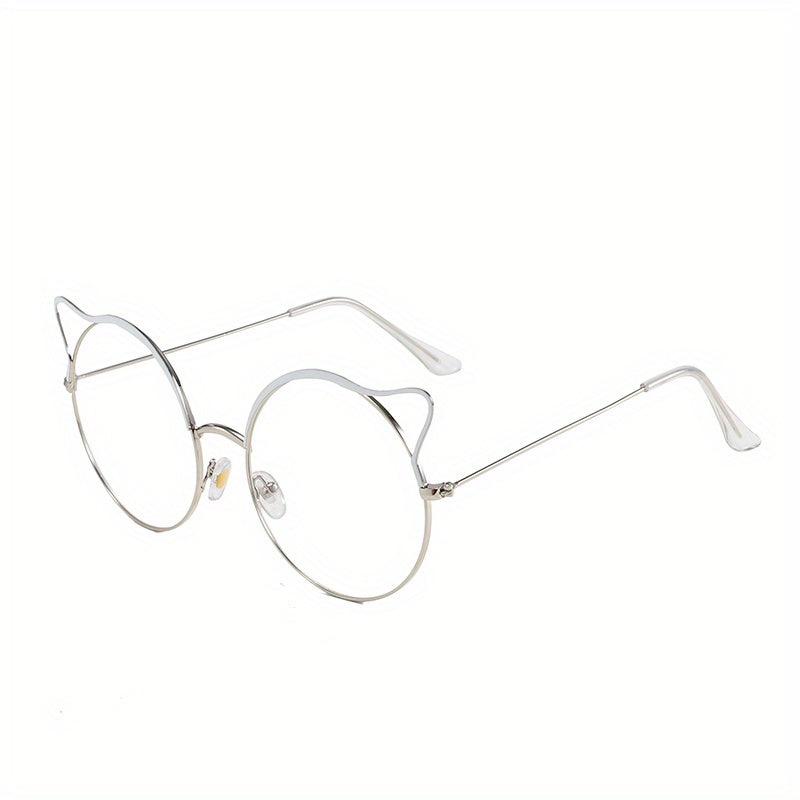 Round Frame All-match Anti-Light Glasses for Men