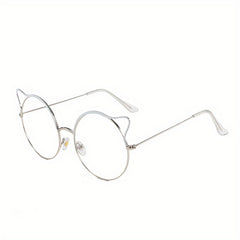 Round Frame All-match Anti-Light Glasses for Men